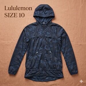 Lululemon Gorpcore Athletic Camo Lightweight Running Jacket Women Size 10